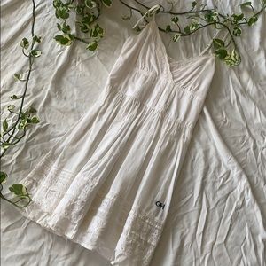 White dress with cute detailing